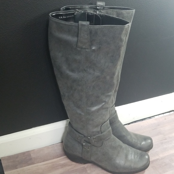 a2 Shoes - A2 grey over the knee boots size 10
